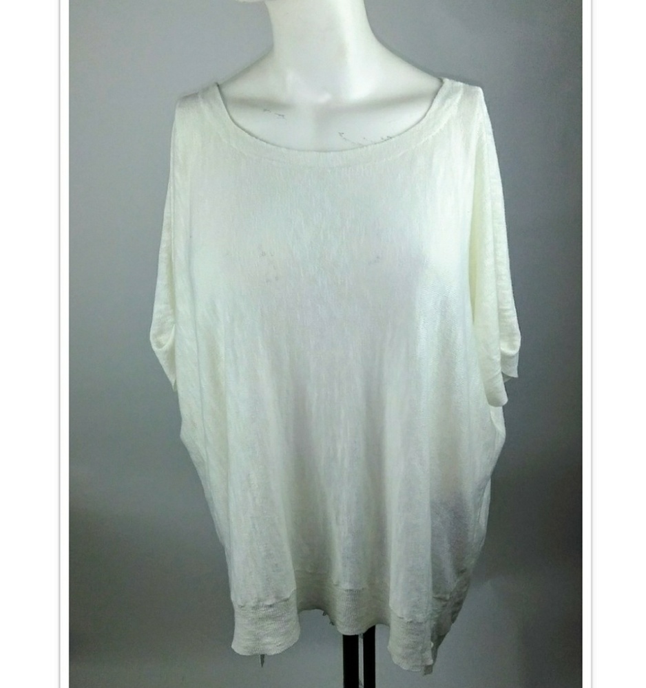 Elleen Fisher white top size 3x